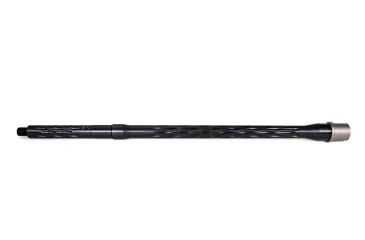 Image of Faxon Firearms .223 Wylde Flame Fluted Rifle Barrel, Rifle-Length, 416-R Stainless QPQ Nitride, 5R, NP3 Extension, Black Nitride, 18, 15BW8R18LMQ-5R-NP3