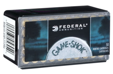 Federal Premium Small Game .22 Winchester Magnum Rimfire 50 Grain Jacketed Hollow Point Rimfire Ammunition, 50, JHP