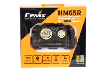 Image of Fenix FX-HM65R HM65R Black W/Orange Accents 1000/400/130/50