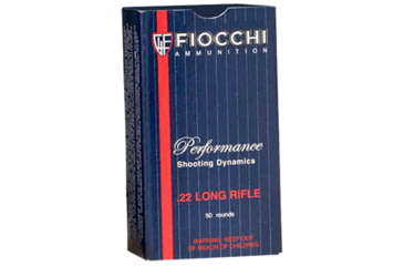 Fiocchi 22FLRN Shooting Dynamics Sport And Hunting 22 LR 40 Gr Lead Round Nose (, 50, LRN