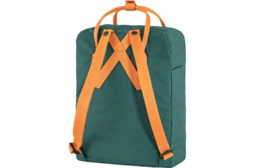 Image of Fjallraven Kanken Daypack, Arctic Green-Spicy Orange, One Size, F23510-667-206-One Size