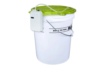 Image of Flambeau 5 Gal Insulated Bait Bucket with Deluxe Aerator, 6085FA