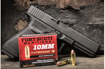 Image of Fort Scott Munitions 10MM 125 Grain Centerfire Pistol Ammunition, 20 Rounds, 10MM-125-SCV