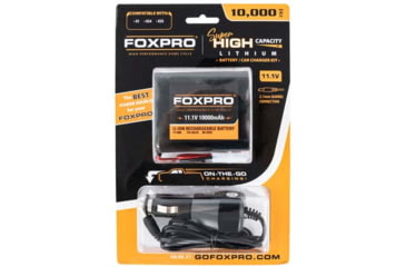 Image of FoxPro Super High Capacity Battery and Car Charger 10,000 mAh, SUPBATTCHG