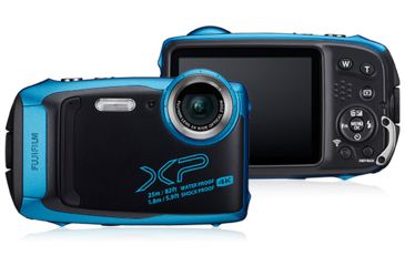 Image of Fujifilm FinePix XP140 Skyblue, 16.4 million pixels w/ SD Card, Sky Blue, 4.1 x 2.6 x 1.0, 600020656