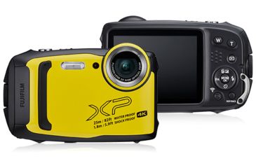 Image of Fujifilm FinePix XP140 Yellow, 16.4 million pixels w/ SD Card, Yellow, 4.1 x 2.6 x 1.0, 600020657