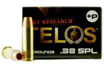 G2 Research TELOS 38SPL+ Telos 38 Special +P 105 Gr Copper Hollow Point 20 Bx/, 20, JHP