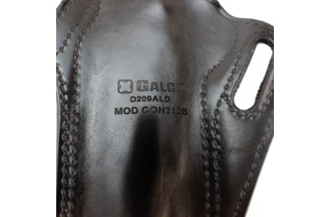 Image of Galco Combat Master Concealment Leather Holster - Right Hand, Black, 1911 Government Model CM212B