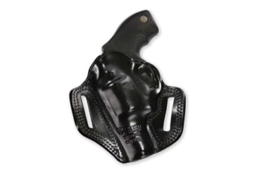 Image of Galco Combat Master Concealment Leather Holster - Right Hand, Black, Colt 2 1/2 in. and S&amp;W 2 1/2 in. CM102B