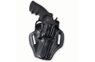 Image of Galco Combat Master Concealment Leather Holster - Right Hand, Black, S&amp;W L Fr 4 in., Colt 4in. and Taurus 4 in. CM104B