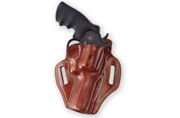 Image of Galco Combat Master Concealment Leather Holster - Right Hand, Tan, S&amp;W L Fr 4 in., Colt 4in. and Taurus 4 in. CM104