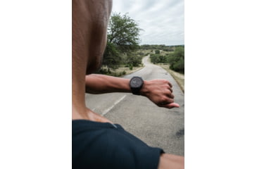 Image of Garmin Fenix 7X Sapphire Solar Watch, Black DLC Titanium Case, Black Band, 010-02541-22