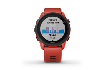 Image of Garmin Forerunner 745 GPS Running Watch, Magma Red, 010-02445-02