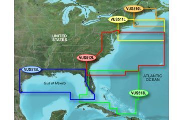 Garmin On The Water GPS Cartography BlueChart g2 Vision: East Coast ...