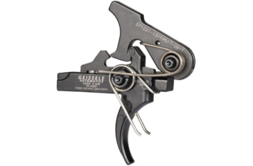 Image of Geissele Super 3-Gun AR-10/AR-15 Trigger, Curved, 3.5 lb Pull, Black, 05-152