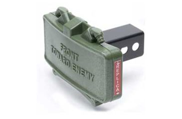 GG&G 2 Inch Reciever Hitch Cover, Green, GGG1387