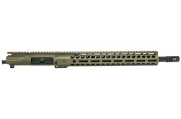 Ghost Firearms Elite Complete Upper Receiver, .300 Blackout, 16in, Pistol , 4150 Light HBAR Barrel, 1-8 Twist, 14in M-LOK Free Float Hand Guard, A2 Muzzle Device, Flat Dark Earth, GF16E14GFR300FDE
