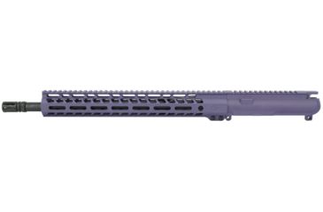 Ghost Firearms Elite Complete Upper Receiver, .300 Blackout, 16in, Pistol , 4150 Light HBAR Barrel, 1-8 Twist, 14in M-LOK Free Float Hand Guard, A2 Muzzle Device, Tactical Grape, GF16E14GFR300GRP