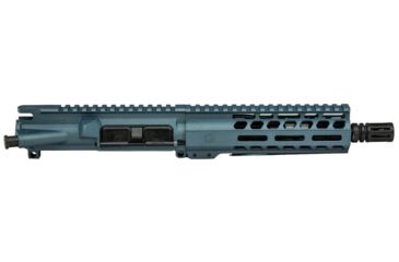 Ghost Firearms Elite Complete Upper Receiver, .300 Blackout, 7.5in, Pistol Length, 4150 Light HBAR Barrel, 1-8 Twist, 7in M-LOK Free Float Hand Guard, A2 Flash Hider, Blue Titanium, GF75E7GFR300BT