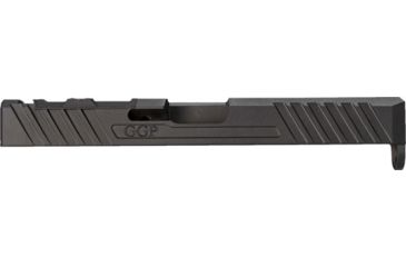 Image of Grey Ghost Precision Version 4 Pistol Slide w/ RMR-DP Pro Cut, Glock 17 Gen 5, 17-4 Stainless Steel, Nitride Coated, Black, GGP-17-5-OC-V4