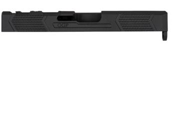 Image of Grey Ghost Precision Version 4 Pistol Slide w/ RMR-DP Pro Cut, Glock 19 Gen 3, 17-4 Stainless Steel, Nitride Coated, Black, Black, GGP-19-3-OC-V4