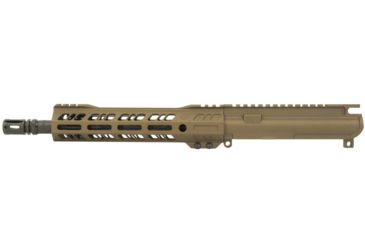 Grid Defense Complete Upper Receiver, 5.56mm, 10.5 inch, Carbine Length, 4150 Steel M4 Barrel, 1-7 Twist, A2 Flash Hider, Burnt Bronze, GD105E9GFR556BB