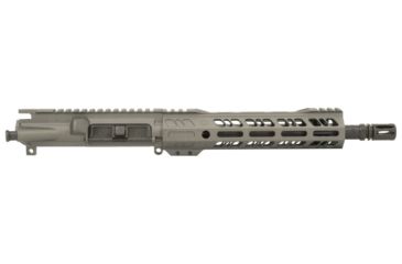 Grid Defense Complete Upper Receiver, 5.56mm, 10.5 inch, Carbine Length, 4150 Steel M4 Barrel, 1-7 Twist, A2 Flash Hider, Tungsten Gray, GD105E9GFR556TG