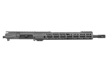 Grid Defense Complete Upper Receiver, 5.56mm, 16 inch, Carbine Length, 4150 M4 Barrel, 1-7 Twist, 14 inch M-LOK Rail, A2 Flash Hider, Tungsten Gray, GD16E14GFR556TG