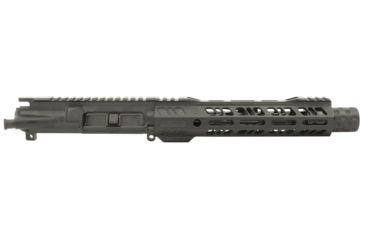 Grid Defense Complete Upper Receiver, 5.56mm, 7.5 inch, Pistol Length, 4150 M4 Barrel, 1-7 Twist, 9 inch Octagon M-LOK Rail, Dimpled Flash Can, Black, GD75GDR9FCAN556BLK