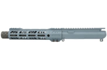 Grid Defense Complete Upper Receiver, 5.56mm, 7.5 inch, Pistol Length, 4150 M4 Barrel, 1-7 Twist, 9 inch Octagon M-LOK Rail, Dimpled Flash Can, Blue Titanium, GD75GDR9FCAN556BT