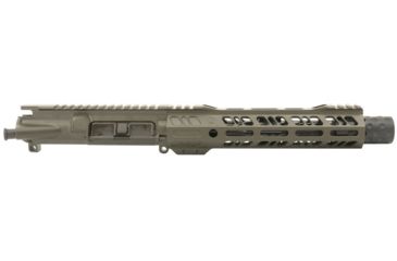 Grid Defense Complete Upper Receiver, 5.56mm, 7.5 inch, Pistol Length, 4150 M4 Barrel, 1-7 Twist, 9 inch Octagon M-LOK Rail, Dimpled Flash Can, OD Green, GD75GDR9FCAN556OD