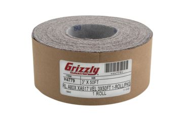 Image of Grizzly Industrial 3in. x 50' Sanding Roll A80 H&amp;L, H4779