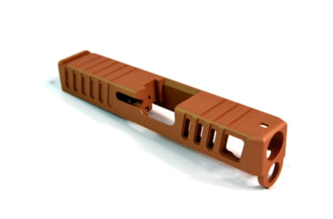 Image of Gun Cuts Juggernaut Slide for Glock 26, No Optic Cut, Copper, GC-G26-JUG-COP-NO