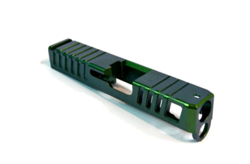 Image of Gun Cuts Juggernaut Slide for Glock 26, No Optic Cut, Radioactive Green, GC-G26-JUG-RGR-NO