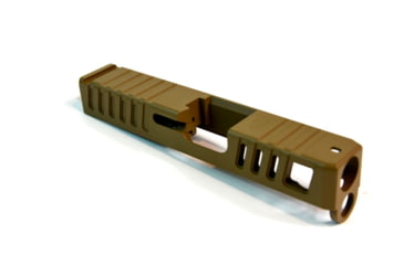 Image of Gun Cuts Juggernaut Slide for Glock 26, Optic Cut, Coyote Tan, GC-G26-JUG-CTA-RMR