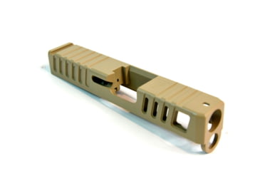 Image of Gun Cuts Juggernaut Slide for Glock 26, Optic Cut, Desert Sand, GC-G26-JUG-DSA-RMR