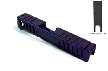 Image of Gun Cuts Juggernaut Slide for Glock 26, Optic Cut, Royal Purple, GC-G26-JUG-RPR-RMR