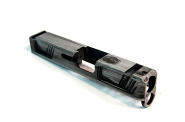 Image of Gun Cuts Raider Slide for Glock 26, Optic Cut, Battleworn White, GC-G26-RAI-SWHBW-RMR