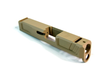 Image of Gun Cuts Raider Slide for Glock 26, Optic Cut, Desert Sand, GC-G26-RAI-DSA-RMR