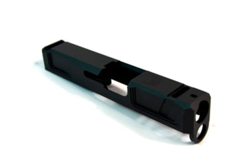 Image of Gun Cuts Raider Slide for Glock 26, Optic Cut, Graphite Black, GC-G26-RAI-GBL-RMR