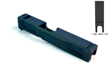 Image of Gun Cuts Raider Slide for Glock 26, Optic Cut, Northern Lights, GC-G26-RAI-NLI-RMR