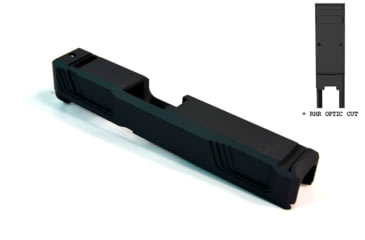 Image of Gun Cuts Raider Slide for Glock 26, Optic Cut, Sniper Gray, GC-G26-RAI-SGR-RMR