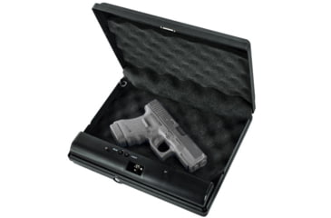 Image of Gunvault MV55019 MicroVault 550 Gun Safe, Illuminated Keypad, Manual Key, MV550-19
