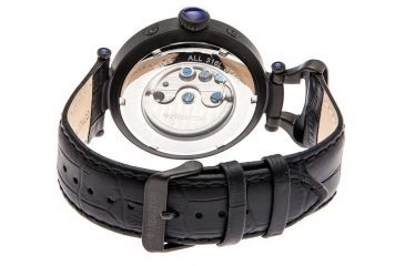 Image of Heritor Ganzi Men's Watch, Black Case, Black Dial HERHR3307