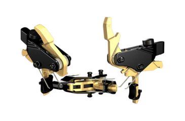 Image of HIPERFIRE PDI Trigger Assembly, AR-15/ AR-10, 2lb Pull, Drop-In, Titanium Nitride, Gold, PDIGS
