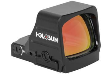 Image of Holosun HE507COMP Open Reflex Optical Sight, 2 MOA Dot, Red CRS Competition Reticle, Black, HS507COMP