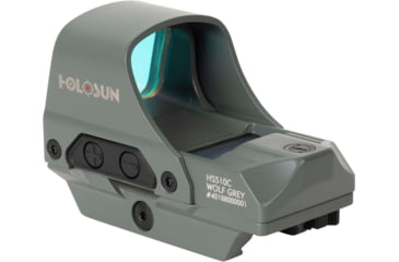 Image of Holosun OPMOD HS510C Red Dot Sight, Red MRS, 2 MOA Dot, Wolf Grey, HS510C-GY
