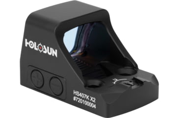 Image of Holosun Sub-compact HS407K-X2 Dot Red Dot Sight, 1x, 6 MOA, Black, HS407K-X2