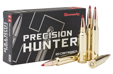 Hornady Precision Hunter .30-378 Weatherby Magnum 220 Grain Extremely Low Drag - eXpanding Centerfire Rifle Ammunition, 20, SBT