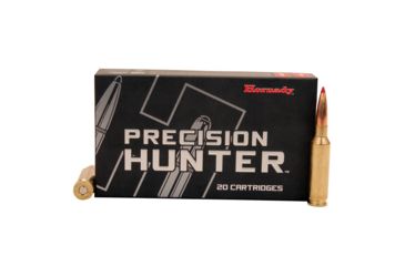 Image of Hornady Precision Hunter 6.5mm Creedmoor 143 grain Extremely Low Drag - eXpanding Brass Cased Centerfire Rifle Ammo, 20 Rounds, 81499